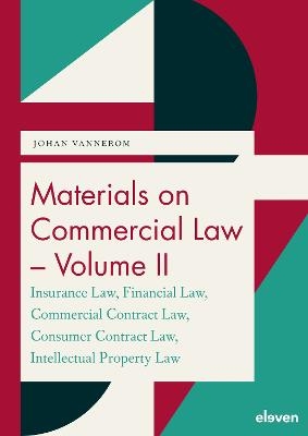Materials on Commercial Law - Volume II - Johan Vannerom