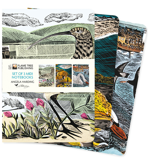 Angela Harding: Wildlife Set of 3 Midi Notebooks - 