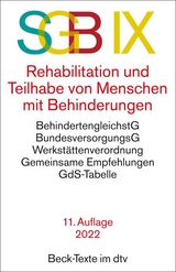 SGB IX Rehabilitation und Teilhabe von Menschen mit Behinderungen