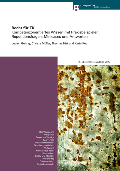 Recht f&uuml;r TK - Lucien Gehrig, Christa M&uuml;ller, Thomas Hirt, Karin Ko&ccedil;