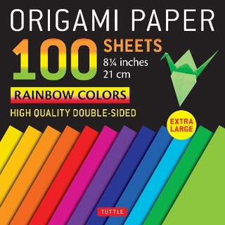 Origami Paper 100 sheets Rainbow Colors 8 1/4