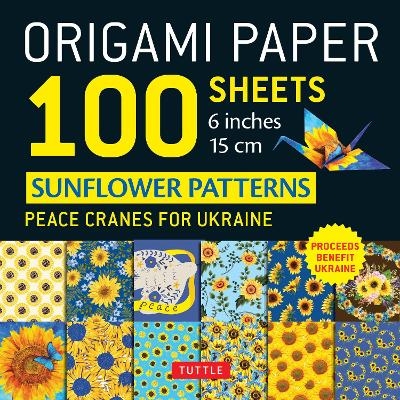 Origami Paper 100 Sheets Sunflower Patterns 6" (15 cm) - 
