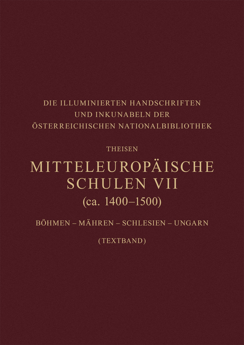 Mitteleurop&auml;ische Schulen VII (ca. 1400&mdash;1500)