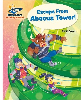 Reading Planet - Escape From Abacus Tower! - White: Galaxy - Chris Baker