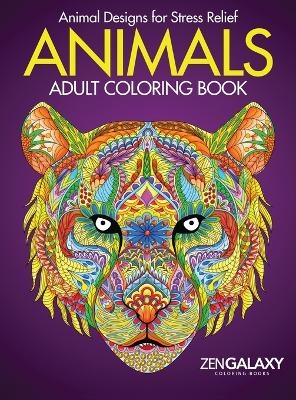 Adult Coloring Book -  Zengalaxy Coloring Books