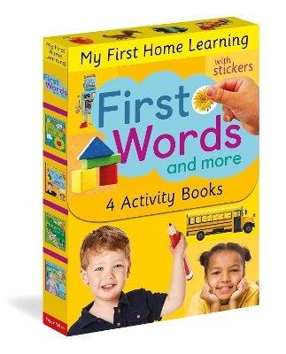 First Words and More: 4 Activity Book Boxed Set with Stickers -  Tiger Tales