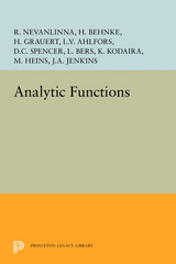 Analytic Functions - Lars Valerian Ahlfors