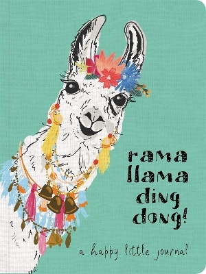 Rama Llama Ding Dong Textured Paperback Journal - Ellie Claire