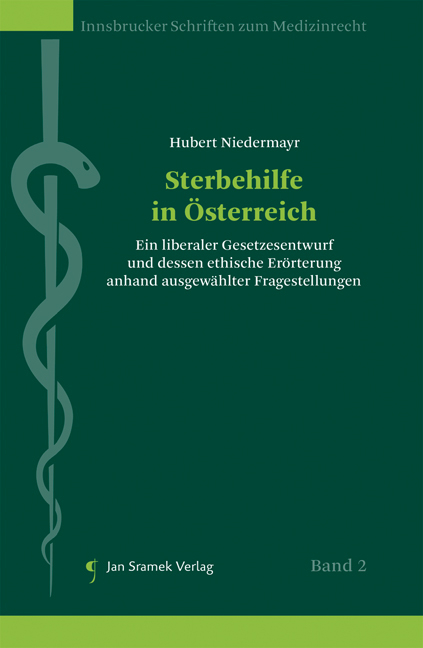 Sterbehilfe In &Ouml;sterreich - Hubert Niedermayr