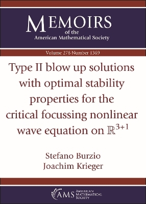 Type II Blow Up Solutions with Optimal Stability Properties for the Critical Focussing Nonlinear Wave Equation on $/mathbb {R}^{3+1}$