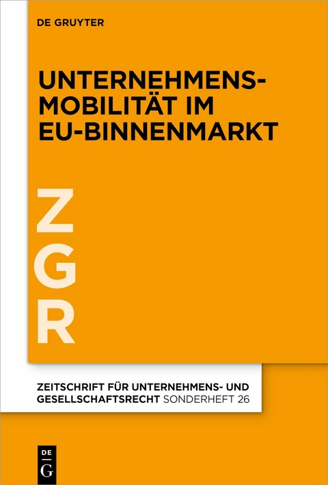 Unternehmensmobilit&auml;t im EU-Binnenmarkt - 