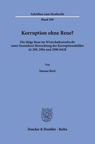 Korruption ohne Reue?
