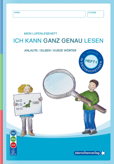 Mein Lupenleseheft 1 - Ich kann ganz genau lesen - Ausgabe: IN GRO&szlig;BUCHSTABEN (DaZ) - Katrin Langhans