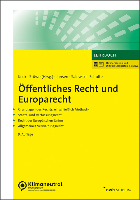 &Ouml;ffentliches Recht und Europarecht - 