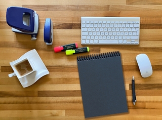 A 4 Notizblock Luxury 80 Seiten BLAU NEW LAPISLAZULI GLITTER-OPTIK, punktiert 5x5mm