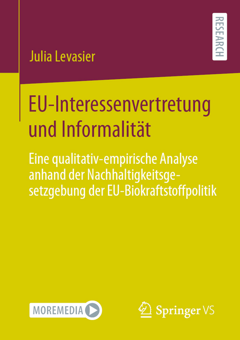 EU-Interessenvertretung und Informalität - Julia Levasier