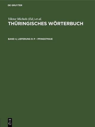 Thüringisches Wörterbuch / P – Pfingstmaie
