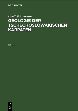 Dimitrij Andrusov: Geologie der tschechoslowakischen Karpaten / Dimitrij Andrusov: Geologie der tschechoslowakischen Karpaten. Teil 1