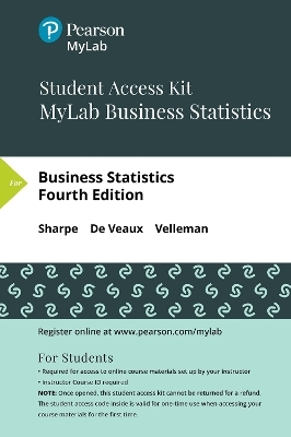MyLab Statistics with Pearson eText Access Code (24 Months) for Business Statistics