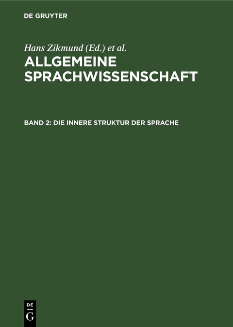 Die innere Struktur der Sprache