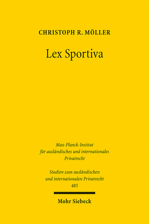 Lex Sportiva - Christoph R. Möller