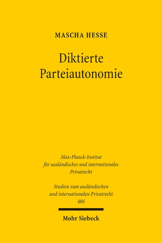 Diktierte Parteiautonomie