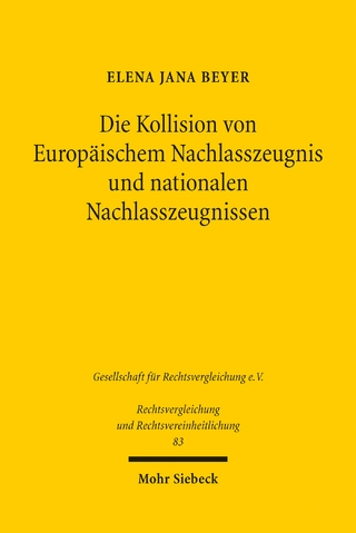 Die Kollision von Europäischem Nachlasszeugnis und nationalen Nachlasszeugnissen