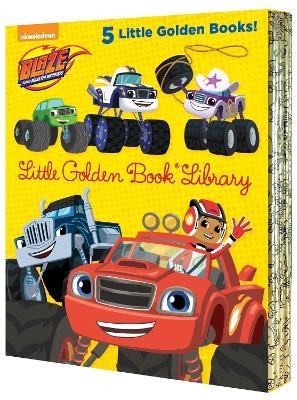 Blaze and the Monster Machines Little Golden Book Library -- 5 Little Golden Books -  Various