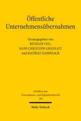 &Ouml;ffentliche Unternehmens&uuml;bernahmen - 