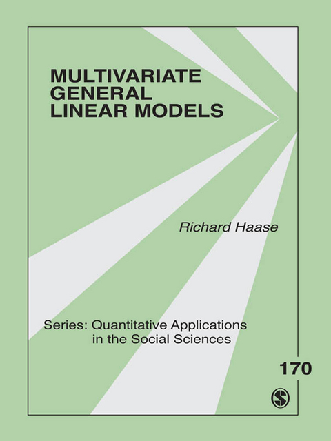 Multivariate General Linear Models - Richard F. Haase