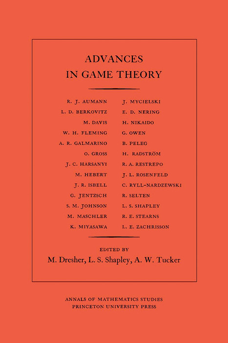 Advances in Game Theory - 