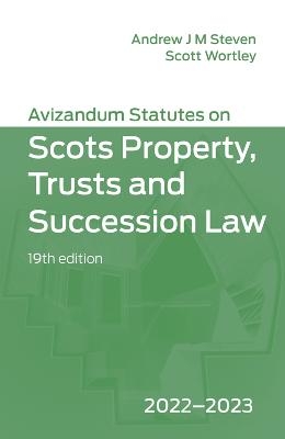Avizandum Statutes on Scots Property, Trusts and Succession Law