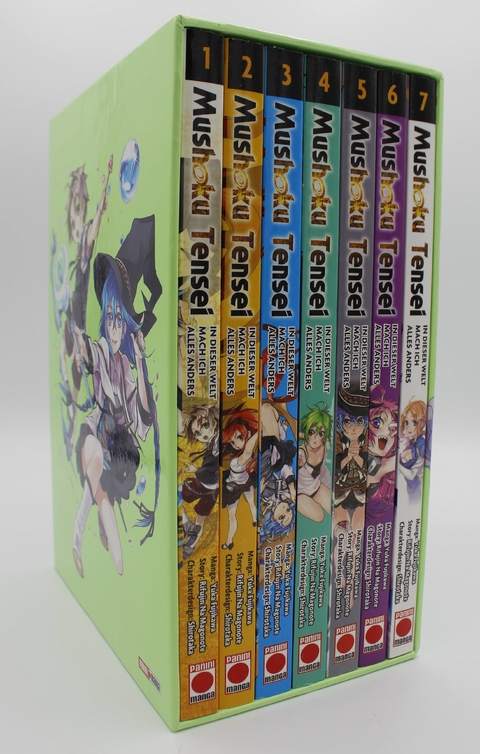 Mushoku Tensei - In dieser Welt mach ich alles anders - Schuber (Band 1 - 7) - Rifujin na Magonote, Yuka Fujikawa