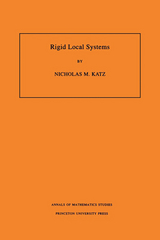 Rigid Local Systems - Nicholas M. Katz