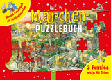 Mein M&auml;rchen-Puzzlebuch mit 3 Puzzles mit je 48 Teilen