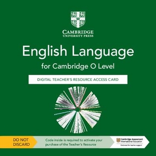 Cambridge O Level English Language Digital Teacher's Resource Access Card