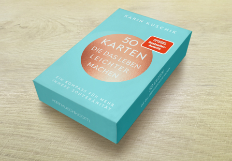50 Karten, die das Leben leichter machen - Das Kartenset zum Spiegel Bestseller, m. 1 Beilage - Karin Kuschik