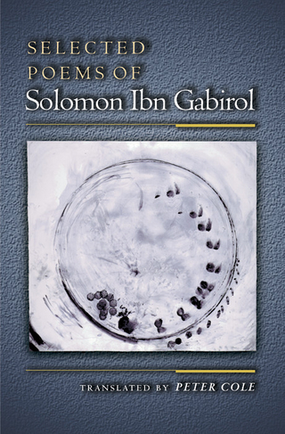 Selected Poems of Solomon Ibn Gabirol
