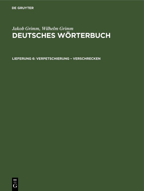 Verpetschierung &ndash; Verschrecken