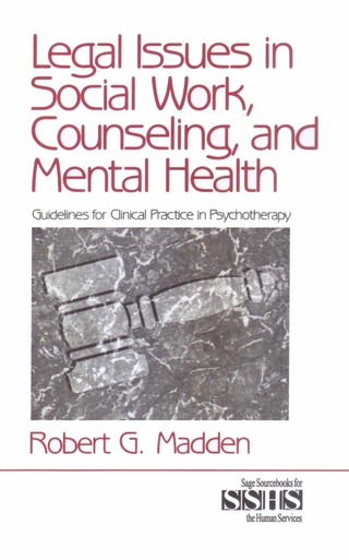 Legal Issues in Social Work, Counseling, and Mental Health