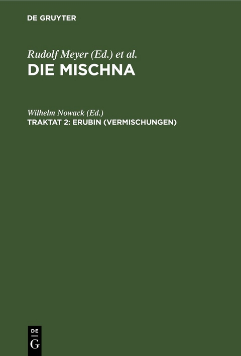 Erubin (Vermischungen) - 