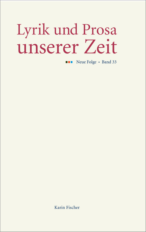 Lyrik und Prosa unserer Zeit - Monique R&ouml;mgens