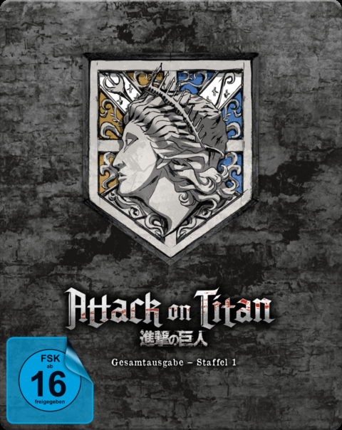 Attack on Titan - 1. Staffel - Gesamtausgabe - Blu-ray-Box (4 Blu-rays) Steelbook - Tetsuro Araki