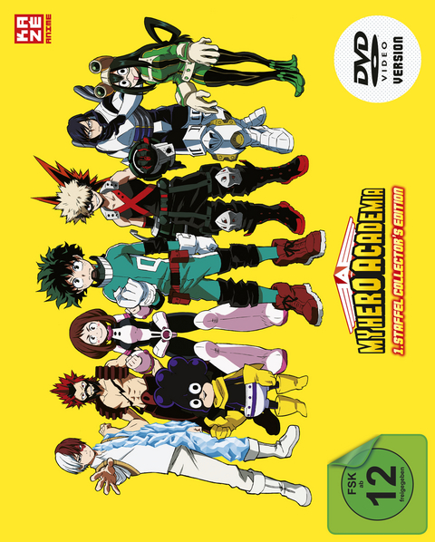 My Hero Academia - 1. Staffel - Gesamtausgabe - DVD Box (3 DVDs) [Collector's Edition] - Kenji Nagasaki