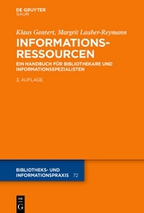 Informationsressourcen - Klaus Gantert, Margrit Lauber-Reymann