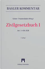 Zivilgesetzbuch I - Geiser, Thomas; Fountoulakis, Christiana; Aebi-Müller, Regina; Affolter, Kurt; Althaus, Stefanie; Beretta, Piera; Biderbost, Yvo; Brägger, Rafael; Breitschmid, Peter; Bühler, Roland; Cottier, Michelle; Droese, Lorenz; Eggel, Martin; Eichenberger, Thomas; Etzensberger, Mario; Fankhauser, Roland; Fountoulakis, Christiana; Geiser, Thomas; Gloor, Urs; Graf-Gaiser, Cora; Grüninger, Harold; Guggenbühl, Markus; Hausheer, Heinz; Honsell, Heinrich; Huber, Michael; Huwiler, Bruno; Isenring, Bernhard; Jungo, Alexandra; Kessler, Martin A.; Köbrich, Tim; Koller, Pius; Koller, Thomas; Lardelli, Flavio; Lehmann, Peter; Lehmann, Urs; Lienhard, Bettina; Maier, Philipp; Maranta, Luca; Meili, Andreas; Meng, Kaspar; Montini, Michel; Reitze, Christophe Peter; Reusser, Ruth E.; Rosch, Daniel; Scherrer, Urs; Schwaibold, Matthias; Schwenzer, Ingeborg; Spycher, Annette; Staehelin, Daniel; Studer, Benno; Vetter, Meinrad; Vogel, Urs; Wey, Rainer; Wildhaber, Isabelle; Wyss, Sabine