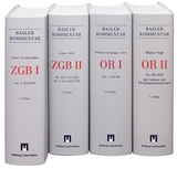 Basler Kommentar ZGB I + ZGB II + OR I + OR II - Wolf, Stephan; Fountoulakis, Christiana; Geiser, Thomas; Oser, David; Widmer Lüchinger, Corinne; Watter, Rolf; Vogt, Hans-Ueli