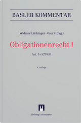 Obligationenrecht I (OR I) - Widmer Lüchinger, Corinne; Oser, David; Ammann, Caterina; Amstutz, Marc; Antognini, Daniel; Atamer, Yeşim M.; Bauer, Christoph; Bauer, Thomas; Bindschedler, Stefan; Casanova, Gion Christian; Costantini, Renato; Däppen, Robert K.; Erbe, Stephan; Fasel, Urs; Fellmann, Walter; Fey, Annina; Fountoulakis, Christiana; Gaberthüel, Tino; Giger, Hans; Girsberger, Daniel; Gola, Pascale; Haeberli, Daniel; Hermann, Johannes; Hilty, Reto M.; Hochstrasser, Christian; Hurni, Christoph; Huwiler, Bruno; Kessler, Martin A.; Koller, Alfred; Koller, Pius; Koller, Thomas; Koller-Tumler, Marlis; Leimgruber, Stefan; Lenz, Christian; Loacker, Leander D.; Maurenbrecher, Benedikt; Meise, Barbara; Morin, Ariane; Müller, Andreas; Oser, David; Pärli, Kurt; Pietruszak, Thomas; Portmann, Wolfgang; Roberto, Vito; Rudolph, Roger; Ruoss, Reto Thomas; Schott, Bertrand; Schroeter, Ulrich G.; Schulin, Hermann; Schwenzer, Ingeborg; Studer, Benno; Tschäni, Rudolf; Vogt, Annaïg; Vogt, Nedim Peter; von Graffenried, Caroline; Watter, Rolf; Weber, Roger; Widmer, Markus; Widmer Lüchinger, Corinne; Wiegand (†), Wolfgang; Zellweger-Gutknecht, Corinne; Zogg, Samuel
