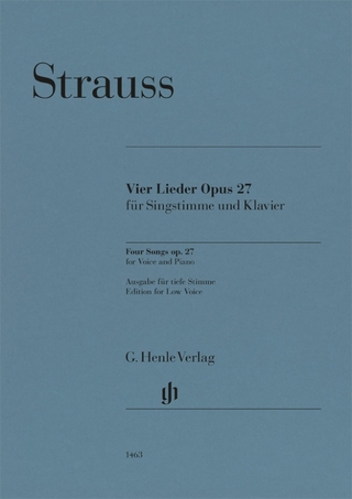 Richard Strauss - Vier Lieder op. 27