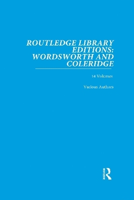Routledge Library Editions: Wordsworth and Coleridge -  Various